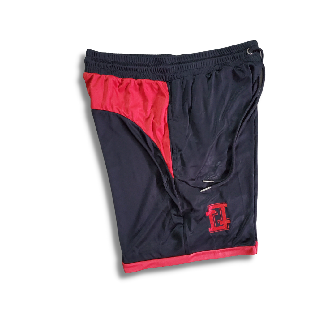 Black /Red Active Shorts