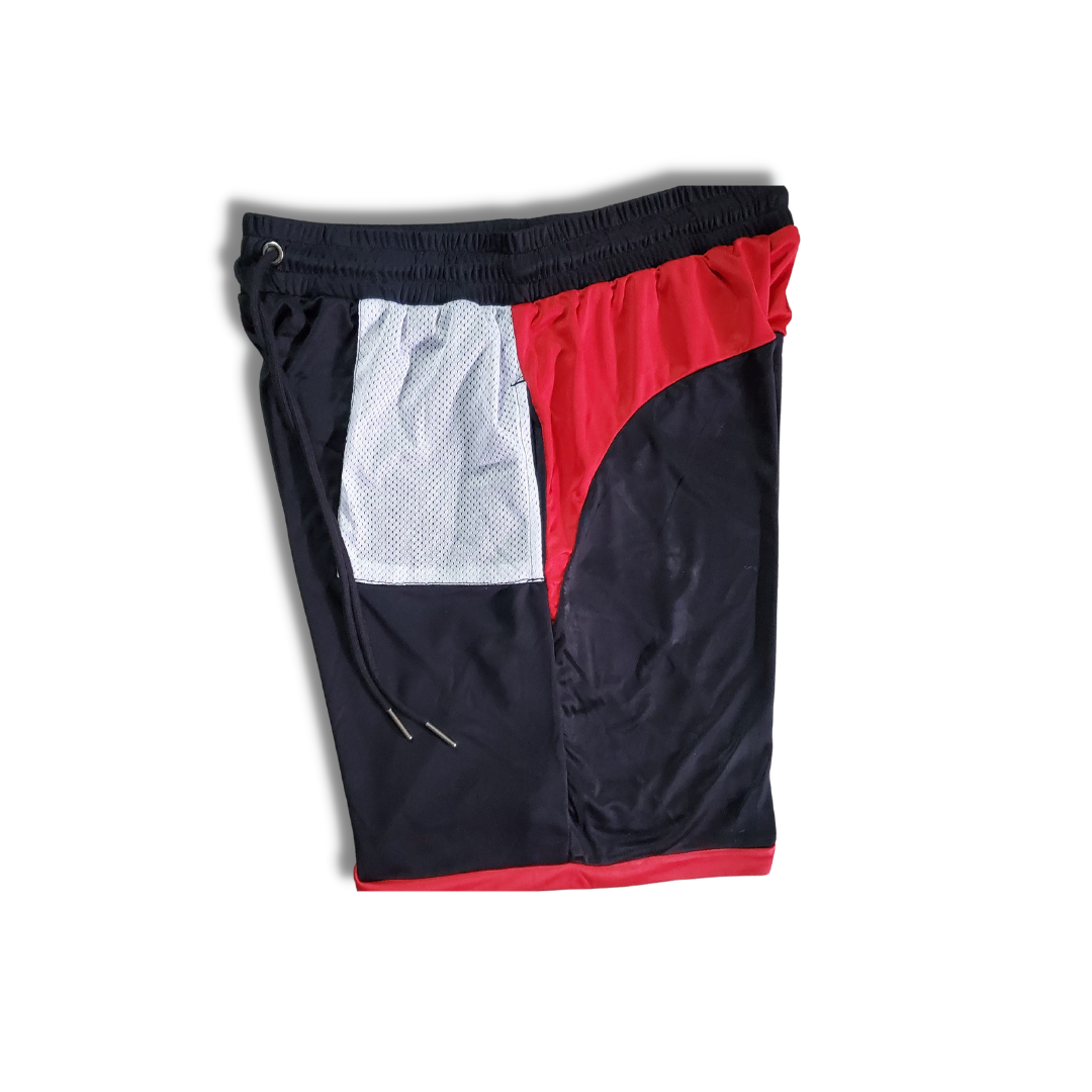 Black /Red Active Shorts