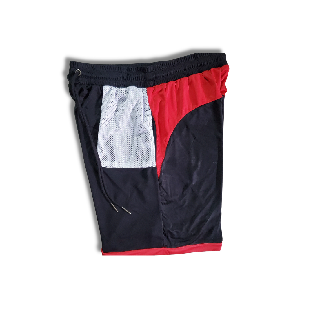 Black /Red  Active Shorts